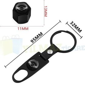 Resim Mini Cooper Uyumlu Anahtarlık Sibop Kapağı Siyah Set Paslanmaz Çelik 