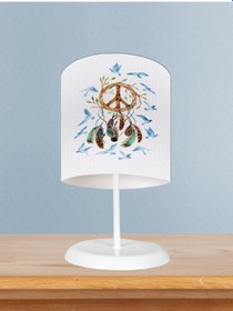 Resim Mekta Home Bebek Ve Çocuk Odası Kuş Desenli Abajur 