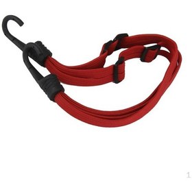 Resim Kırmızı Motosiklet Bagaj Kask Dağı Halat Kayışı Ayarlanabilir 