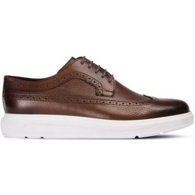 Resim Deery Hakiki Deri Taba Rengi Comfort Günlük Erkek Ayakkabı-Taba 