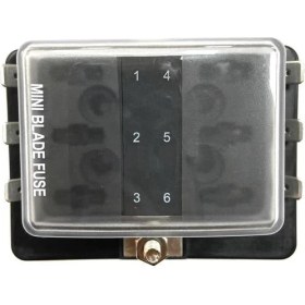 Resim Shuıvan Aes Dc Baralı Sigorta Kutusu 6'lı 12V/24V 