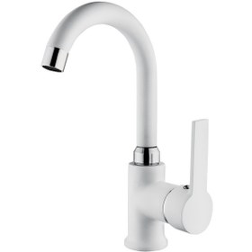 Resim İtimat Kısa Kugu Mix Lavabo Bataryası Idea Beyaz 563K.Cw 