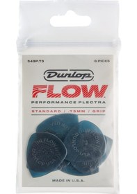 Resim Jim Dunlop 549p.73 Gitar Penası Flow Standard 6'lı Paket Pena 0,73 Mm 