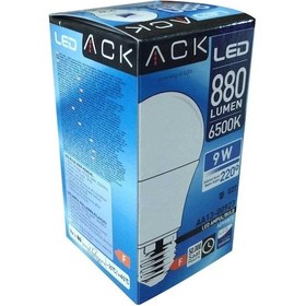 Resim Ack E-27 9w Led Ampul Duylu Beyaz 880 Lümen 