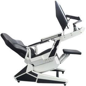 Resim Twisted Minds EASEPOD PRO RGB ELEKTRİKLİ DERİ DÖŞEME ÇELİK PROFESYONEL GAMING SIMULATOR 