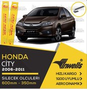 Resim Honda City Muz Silecek Takımı 2006-2011 İnwells 