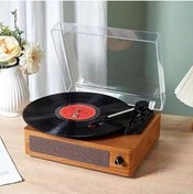 Resim ASİTAN Apera Ga08 Ahşap Pikap Plak Çalar Amfi Çıkışlı Ve Aux Girişli Bluetooth Hediyelik (Ahşap Mdf) 