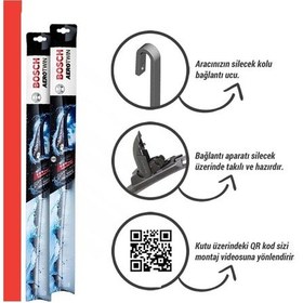 Resim Nissan Qashqai E-power 2021 2025 Uyumlu Aerotwin Ön Silecek Takımı 2 Li Set 