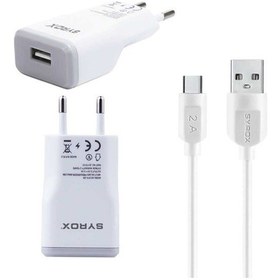 Resim J28 Şarj Aleti Type-C Usb-C Duvar Şarj Aleti Syrox 2A Set 