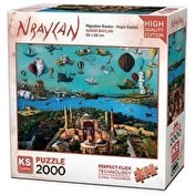 Resim Ks Games Migration Routes Hagia Sophia 2000 Parça Puzzle 