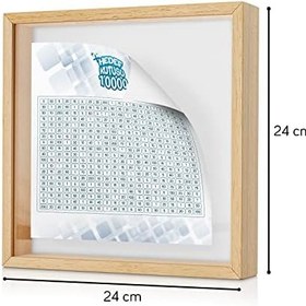 Resim 3 Çeşit Stickerlı Parabox Ahşap Hedef Kutusu 