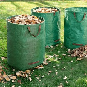 Resim Halloween Temel Büyük Yaprak Toplama Çantaları, Açık Hava Kabuk Feneri Kurulumu/Bahçe Partisi Depolma Aracı, 3'lü Paket & 454.25 Lt ve 1135.62 Litre Seçenekleri, Şokopart Dizaynı ile Cadılar Bayramınız İkna Edici Olsun! 