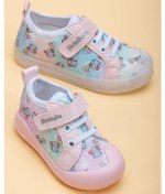 Resim Şirinbebe Şiringenç Keten Pudra Kız İlkadım Bebek Çocuk Ayakkabısı-2893-pudra Pudra 