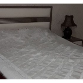 Resim Siirt Çift Kişilik Tiftik Battaniyesi Beyaz 