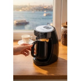 Resim Acar Ultimate Pro Keyifle Türk Kahve Makinası Siyah 