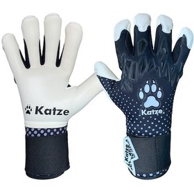 Resim Katze Eagle Kaleci Eldiveni Siyah Beyaz Siyah - Beyaz 