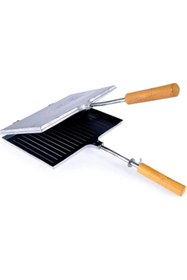 Resim Genel Markalar Alüminyum Pratik Tost Ve Ekmek Isıtma Makinesi İÇİ TEFLON 