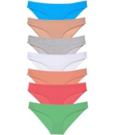 Resim 7 Adet Süper Eko Set Likralı Kadın Slip Külot Set 6 Çok Renkli 