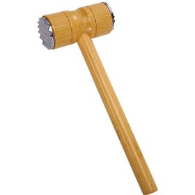 Resim Ahşap İki Yönlü Et Döveceği Et Yumuşatıcı Çekiç 2 Adet 