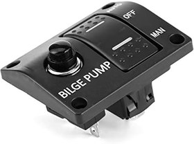 Resim Generic Sintine pompası 12V Otomatik, Sintine pompası şamandıra Anahtarı kontrolü, LED Göstergeleri Anahtar Paneli 12V 24V DC Tekne Sinpa 