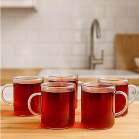 Resim 6'lı Kupa Tea, Çay Bardağı Seti 