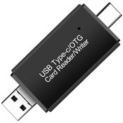 Resim Tenfowee Usb 3.0 Taşınabilir Hafıza Kartı Okuyucu - Tf, Type-c Ve Micro Usb Uyumlu 