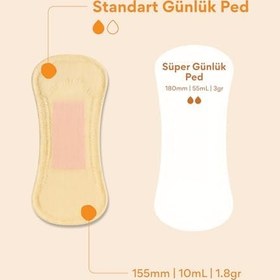 Resim beije 30'lu Standart Günlük Ped 