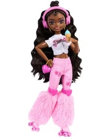 Resim Barbie Dream Besties Paten Partisi Brooklyn Bebek Ve Aksesuarla 