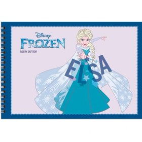 Resim Keskin Color Frozen 17x25 15 Yaprak Resim Defteri Çocuklar İçin Eğlenceli Tasarım 