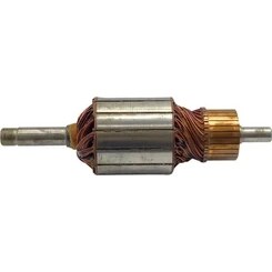 Resim 12V Düz Dinamo Şarj Kollektörü (Rotor) (Çap:70 BOY:239 Mm) Em 