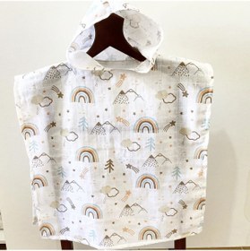Resim Babycitytr Müslin Kumaş %100 Pamuk Panço 