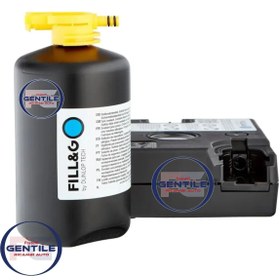 Resim Set Tool to Blow Up Repair Automatic FILL&GO Dunlop Set Compressor+Sealant 620ML 