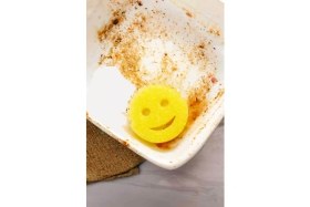 Resim Gülen Yüz Bulaşık Süngeri 2'li Set 