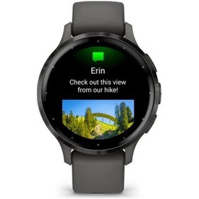 Resim Garmin Venu 3s Slate Gri Kayışlı 