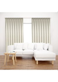 Resim Premier Home Saten Fon Perde 140x260 Gri 