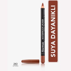 Resim Flormar Suya Dayanıklı ve Yoğun Pigmentli Mat Dudak Kalemi 243 Hot Cocoa 