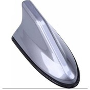 Resim Hyundai Starex Uyumlu Gümüş Gri Silikonlu Shark Balina Anten 