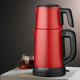 Resim Aryıldız Tea Harmony Çay Makinesi Kırmızı 
