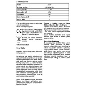 Resim Vestel Assos Gömme Aspiratör Beyaz 