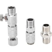 Resim Geeroyoo Stainless Steel Hava Fırçası Adaptör Seti 15 Parça - Hızlı Bağlantı, Çeşitli Bağlayıcılar, Çoğu Markaya Uyumlu, Zaman Ve Enerji Tasarrufu 
