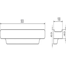 Resim Turkuaz Seramik Defne Etajer 50 cm 010400 