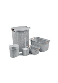 Resim Practical 5 Parça Banyo Seti Gri 