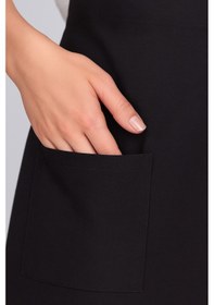 Resim Kadın Belden Bağlamalı Barista Şef Mutfak Önlüğü 60x60 Cm Siyah 