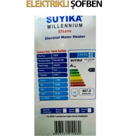 Resim Suyıka Elektrikli Şofben Millennium Efsane 7300 Watt 