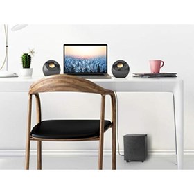 Resim Creative Pebble Plus 2.1 Usb Ile Çalışan Masaüstü Hoparlör, Subwoofer Ve Renk Saha Sürücülü, Bilgi 
