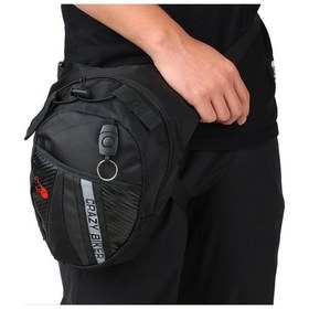 Resim Novahub Taşınabilir Su Geçirmez Bel Çantası, Motosiklet-bisiklet Sürüşü İçin Esnek Kemer, Dış Mekan Bacak Çantası Çok Renkli 