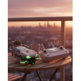 Resim Katlanabilir Drone Hd Çekim Uzun Süreli Uçuş Deneyimi 