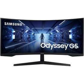 Resim Samsung Odyssey G5 34" Ultra Wqhd 2k 1ms 165hz Freesync Hdr10 1000r Kavisli Oyun Monitörü 
