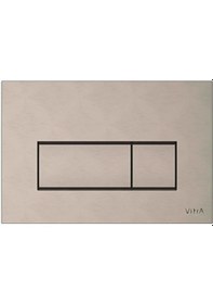 Resim Vitra Root Square 740-2395 Kumanda Paneli, Fırçalı Nikel Fırçalı Nikel 