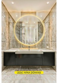 Resim 80 Cm Günışığı Led Aydınlatmalı Banyo / Lavabo Aynası Diğer 